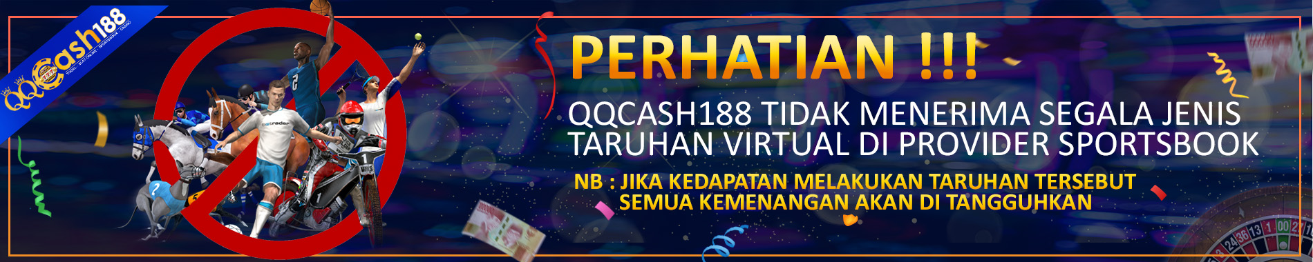 TIDAK MENERIMA VIRTUAL SPORT